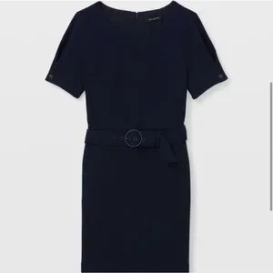 white christmas dresses Women's Black Textured Tiered Mini Dress